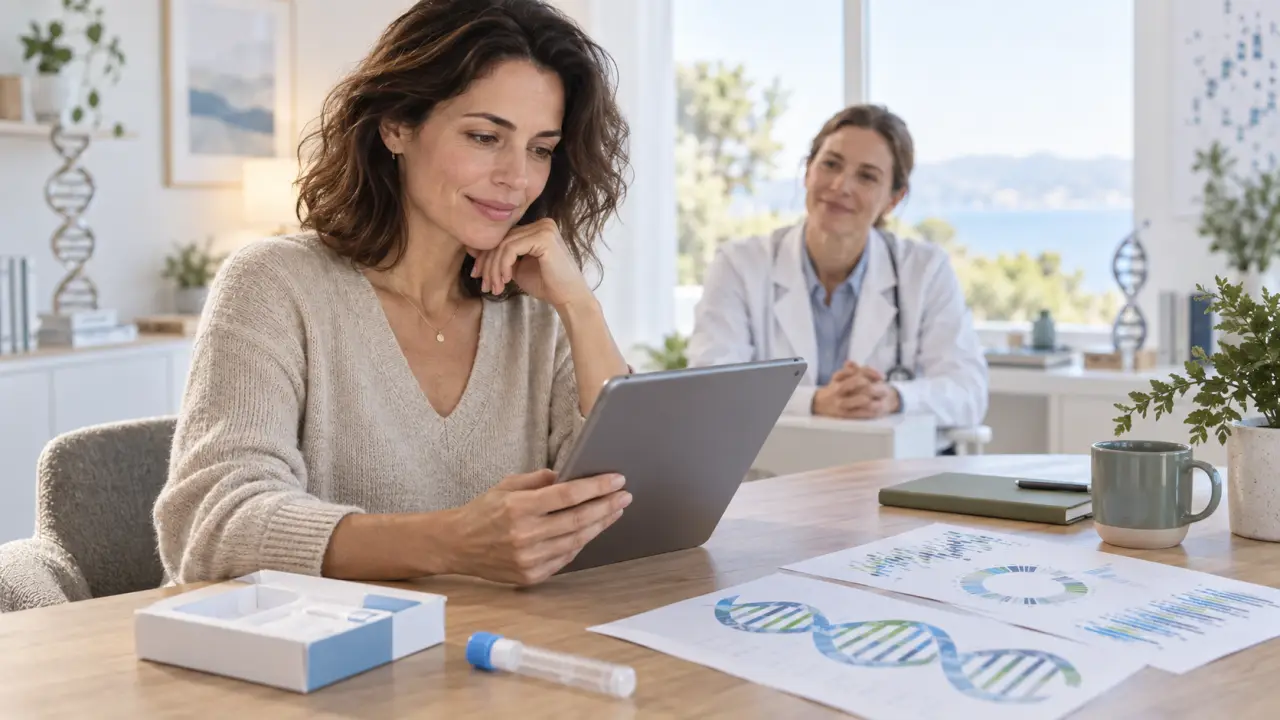 Analyse des résultats d'un test génétique préventif avec un professionnel de santé